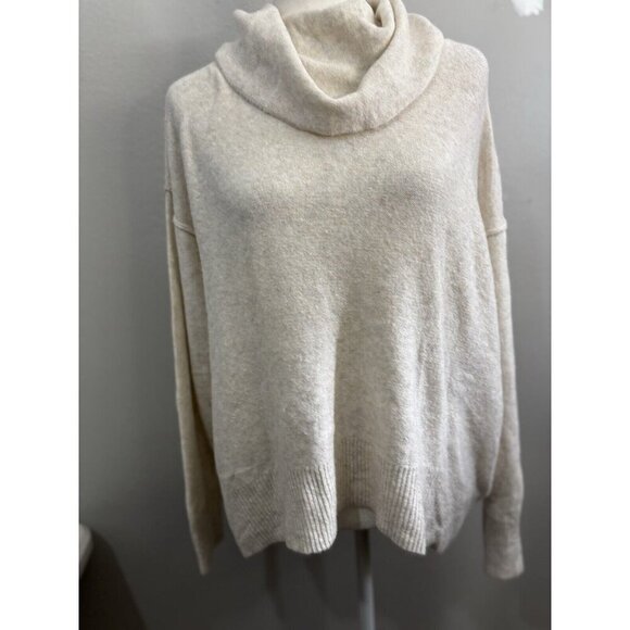 American Eagle Chillside Cowl Neck Soft Sweater Size XS Oversize Fit - Picture 3 of 13
